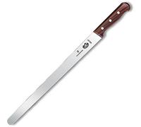 Victorinox 5.4200.36 Couteau à Jambon avec Manche, Acier Inoxydable, Brun, 30 x 5 x 5 cm
