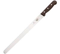 Victorinox 5.4230.36 Couteau à Jambon avec Manche, Acier Inoxydable, Brun, 30 x 5 x 5 cm