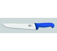 Victorinox 5.5202.28 Couteau de Boucher, Lame 28 cm INOX, Manche fibrox Bleu.