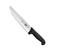 Victorinox 5.5203.20 Couteau de Boucher, Lame 20 cm INOX, Manche fibrox Noir.