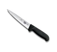 Victorinox 5.5603.16 Couteau à Saigner Fibrox 16cm Acier Inoxydable, Noir, 30 x 5 x 5 cm