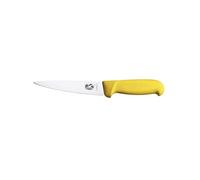 Victorinox 5.5608.16 Couteau désosser/saigner, Lame 16 cm INOX, Pointe Milieu, Manche fibrox Jaune.