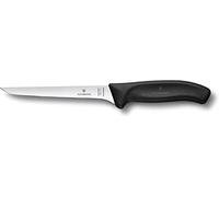 Victorinox 5.6413.15 Couteau à désosser flexible, Acier Inoxydable, Noir, 30 x 5 x 5 cm