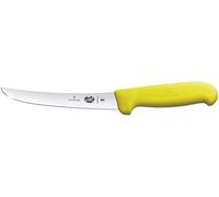 Victorinox 5.6508.15 Couteau à désosser courbée, Acier Inoxydable, Jaune, 30 x 5 x 5 cm
