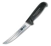 Victorinox 5.6523.15 Couteau à désosser avec alvéolée, Acier Inoxydable, Noir, 30 x 5 x 5 cm