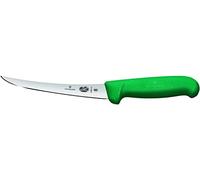 Victorinox 5.6604.15 Couteau à désosser avec Lame courbée/étroite, Acier Inoxydable, Vert, 30 x 5 x 5 cm