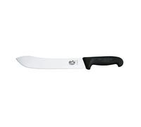 Victorinox 5.7403.36 Couteau Boucher, Lame Pointe Large 36 Cm Inox, Manche Fibrox Noir.