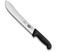 Victorinox 5.7403.36 Couteau de Boucher avec Pointe Large, Acier Inoxydable, Noir, 30 x 5 x 5 cm