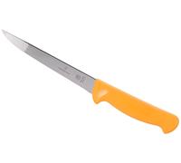 Victorinox 5.8401.16 Couteau à désosser avec Lame Droite, Acier Inoxydable, Jaune, 30 x 5 x 5 cm