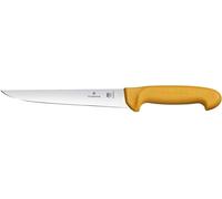 Victorinox 5.8411.25 Couteau à saigner avec Lame Droite, Acier Inoxydable, Jaune, 30 x 5 x 5 cm