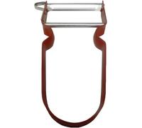 Victorinox Éplucheur REX – pour fruits et légumes, extra tranchant, coupe droite, aluminium, rouge