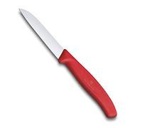 Victorinox 6.7401 Couteau d’Office Lame Droite, Acier Inoxydable, Rouge, 30 x 5 x 5 cm