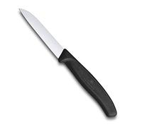 Victorinox Couteau d'office 6.7403, lame droite, acier inoxydable, noir, 30 x 5 x 5 cm