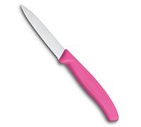 Victorinox 6.7636.L115 Couteau d’Office avec Lame Pointue/Tranchant denté, Acier Inoxydable, Rosa, 30 x 5 x 5 cm