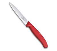 Victorinox 6.7701 Couteau d’office lame pointue rouge, Acier Inoxydable, 30 x 5 x 5 cm