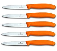 Victorinox 6.7706.L119.5 Swissclassic Lot de 5 Couteaux à légumes Orange