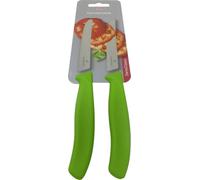 Couteau à Tomates Victorinox Swiss Classic Dentelé Vert (2-pièces)
