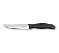 Victorinox - Couteau À Steak Lame Lisse 12cm SwissClassic Noir - 6.7903.12