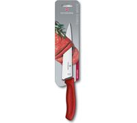 Victorinox 6.8001.19B - Couteau de table - Construction monobloc - Acier inoxydable - Rouge - Élastomère thermoplastique (TPE) (V-6.80 01.19B)