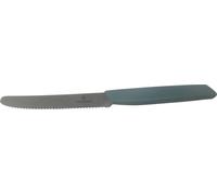 Couteau de cuisine Swiss Modern Sage 11 cm - dentelé avec pointe arrondie Victorinox