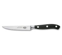 Victorinox Grand Maître Couteau à Steak en Emballage Cadeau, Tranchant Denté, 12 Cm, Noir