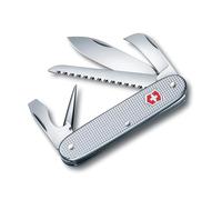 Victorinox Rare Pioneer Alox Silver Gris Argent + Scie 7 Outils 0.8150.26 Gris