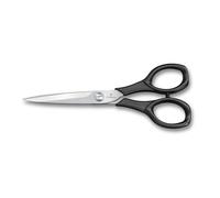 Victorinox 8.1017.16 Ciseaux Ménagers (Italy), Ciseaux de Bricolage, Ciseaux à Papier, Lame Aiguisée, 16 cm, Poignée en Plastique Robuste, Acier Inoxydable, Noir