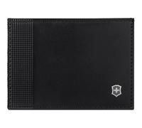 Victorinox Altius Alox Slim Card Case, Porte-Cartes en Cuir avec Protection RFID, Femmes/Hommes, avec Emplacements pour Cartes et Compartiment Latéral, Noir
