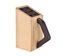 Victorinox Bloc à couteaux sans contenu, Place pour 6 couteaux, Rangement des couteaux, Gain de place, Design élégant en bois