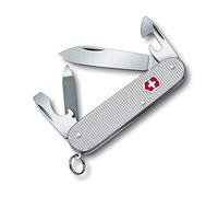 Victorinox Cadet Alox Couteau de Poche Suisse, Léger, Multitool, 9 Fonctions, Lime à Ongles, Argent
