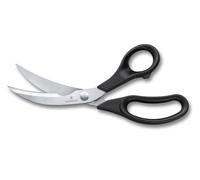 Victorinox 7.6342 Ciseaux Professionnels pour Volaille, Ciseaux pour Fruits de Mer, Ciseaux de Cuisine, 25 cm, Acier Inoxydable, Lames Extra Aiguisées, Poignée en Plastique Robuste