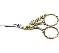 Victorinox Ciseaux de Broderie en Forme de Cigogneau, Plaqué Or, Longueur Totale de 16 Cm, Forgé, Acier Inoxydable, Inoxydable