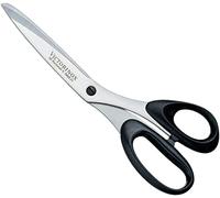 Victorinox Ciseaux de Cuisine et Ménage Professionnels, 21 cm, Noir | Lames extra-tranchantes en acier inoxydable et manches robustes pour la maison, l'école ou le bureau.