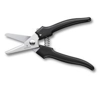 Victorinox Ciseaux Polyvalents, Ciseaux de Précision Universels, Noir | Lames extra tranchantes en acier inoxydable, manche robuste, pour cuisine, école et maison, 19 cm, fabriqué en Suisse