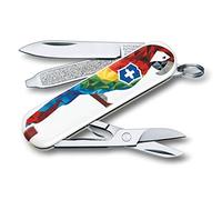 Victorinox Classic Couteau de Poche pour Adulte - 58 mm - Guacamaya