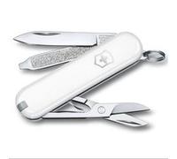 Victorinox Classic SD Falling Snow - Couteau Suisse de poche 58 mm - 7 fonctions blanc G
