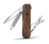 Victorinox – Couteau suisse Classic SD Wood 0.6221.63 – 5 fonctions – Manche en noyer