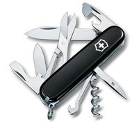 Victorinox Couteau de poche Climber – Léger, 14 fonctions (tire-bouchon, lame, ouvre-boîte) – Noir