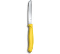 VICTORINOX Couteau à légumes Swiss Classic argent, jaune lisse