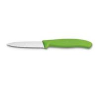 Victorinox Couteau à légumes/à viande Swiss Classic 8 cm dentelé Vert