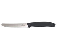 VICTORINOX Couteau à tomates, longueur de lame 110 mm, noir