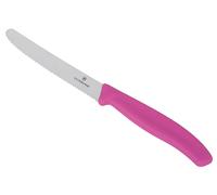 Victorinox Couteau à tomates Swiss Classic dentelé rose 11 cm