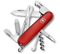 Victorinox Couteau de Poche Companion, 16 Fonctions, Outil Multifonction, Outil de Poche, y c. Ciseaux, Tournevis, Stylo à Bille, Swiss Made, Rouge
