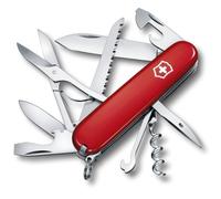 Victorinox Couteau de Poche Huntsman (15 Fonctions, Ciseaux, Scie à Bois, Tournevis) Rouge - Rouge, One Size
