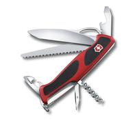 Victorinox Couteau de Poche Suisse Ranger 79 M Grip 12 Fonctions Rouge