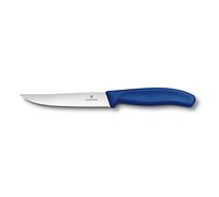 Victorinox Couteau Steak/Pizza Gourmet SWISSCLASSIC Lame 12CM Manche Couleur - Bleu