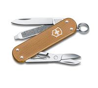 Victorinox Couteau Suisse Classic SD Alox, Couteau de Poche, 5 Fonctions | Mini couteau multifonction avec ciseaux et lime à ongles pour EDC. Longueur 58 mm, matériel Alox, fabriqué en Suisse