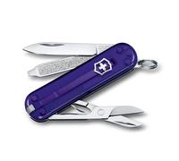 Victorinox Couteau suisse Classic SD Translucide 0.6223.T29G 7 fonctions Persian Indigo