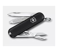 VICTORINOX Couteau Suisse fermant de poche multifonctions Porte Clé Classic SD Noir Dark Illusion