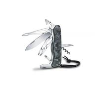 Victorinox Skipper Couteau de Poche Suisse, Multitool, 18 Fonctions, Lame Fix, Tire Bouchon, Navy Camouflage
